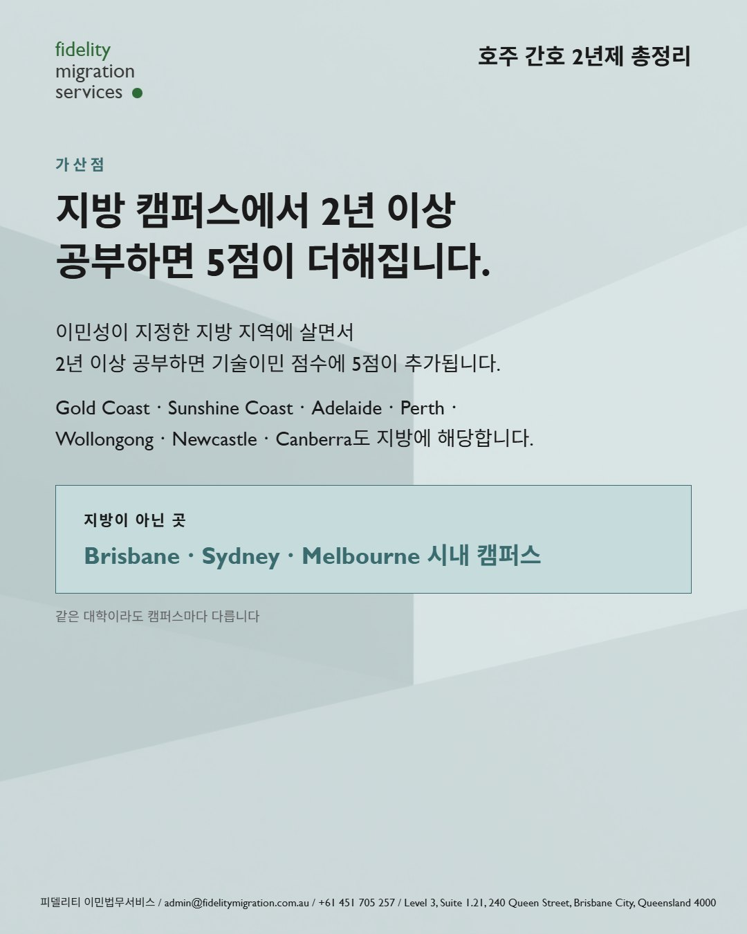 호주 간호학과 총정리 — 2027년 입학, 34개 학교 49개 과정 18